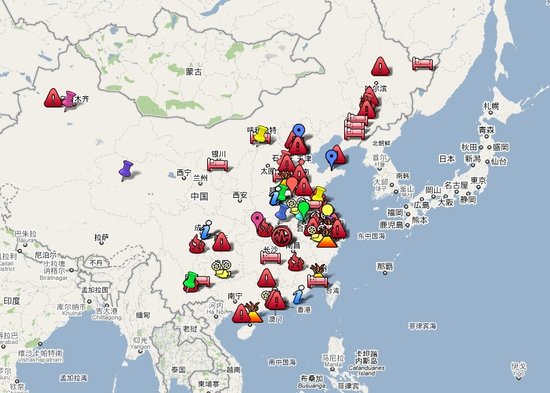 网友绘制血拆地图 呼吁公众拒买“血房”(图)