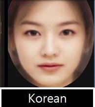 国际组织公布各人种标准美女脸 中日韩不同(组