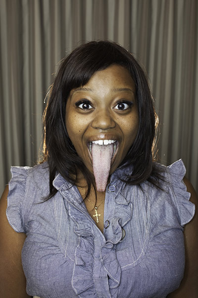 舌头最长的女人