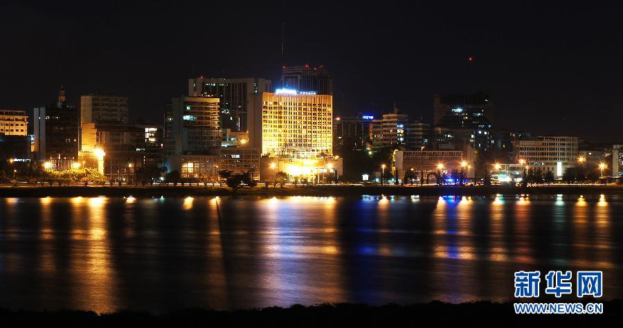 科特迪瓦经济首都阿比让之夜