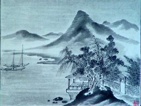两代画家眼里的百年湘湖