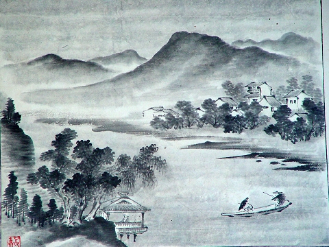 两代画家眼里的百年湘湖