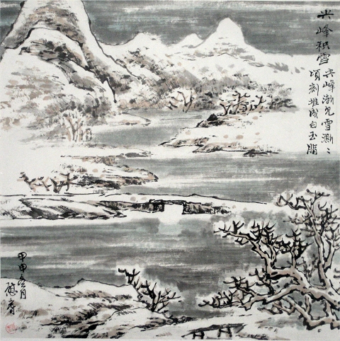 两代画家眼里的百年湘湖