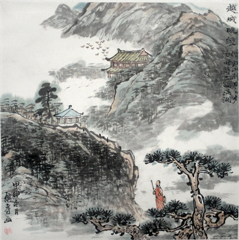 两代画家眼里的百年湘湖
