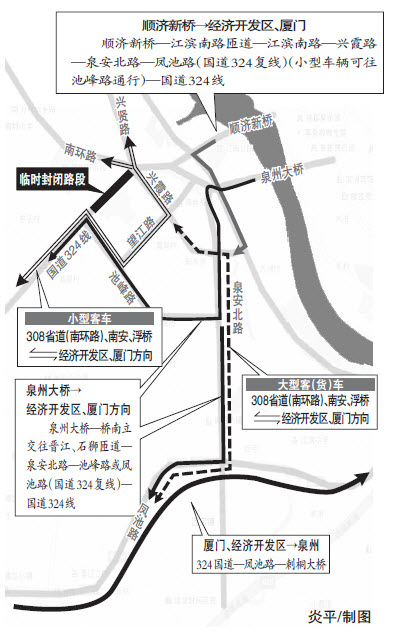 尤燕姿)昨日,记者从泉州市交巡警支队等获悉,国道324线晋鲤段拓改建