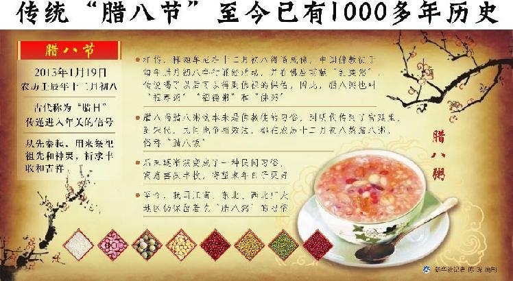 （图表）[传统节日·腊八节]传统“腊八节”至今已有1000多年历史