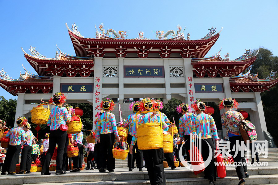 蟳埔女惠安女湄洲女 福建三大渔女同拜妈祖