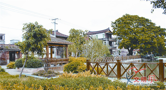 近年来,涵江区多方筹资,先后投入500多万元改善这里的人居环境,建设美丽乡村,铺设了一公里多长的青石板村主干道,实施电路下地工程,建设污水处理池和环村污水管道,并在村口的大榕树下修建了休闲公园。村里多方筹资每年投入近20万元用于全村的路面保洁和河面保洁。如今村里路净树绿,飞檐翘角的古民居古建筑错落有致,环村河面清澈开阔,河岸柳树依依,典型的江南水乡景象。 在优化人居环境的同时,涵江区注重提升洋尾村的历史文化品位,先后对始建于宋、明、清时期的李富祠、李氏大宗祠、州牧祠以及佥判第坊白塘科第坊柏府归