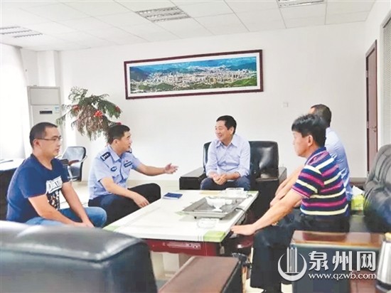 李永木到安溪指导见义勇为工作