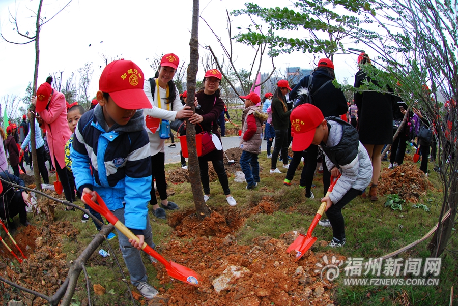 福清掀第三轮“全员动员，绿化福清”热潮　大手拉小手共建文明城