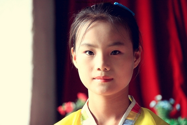 朝鲜农村美少女图片
